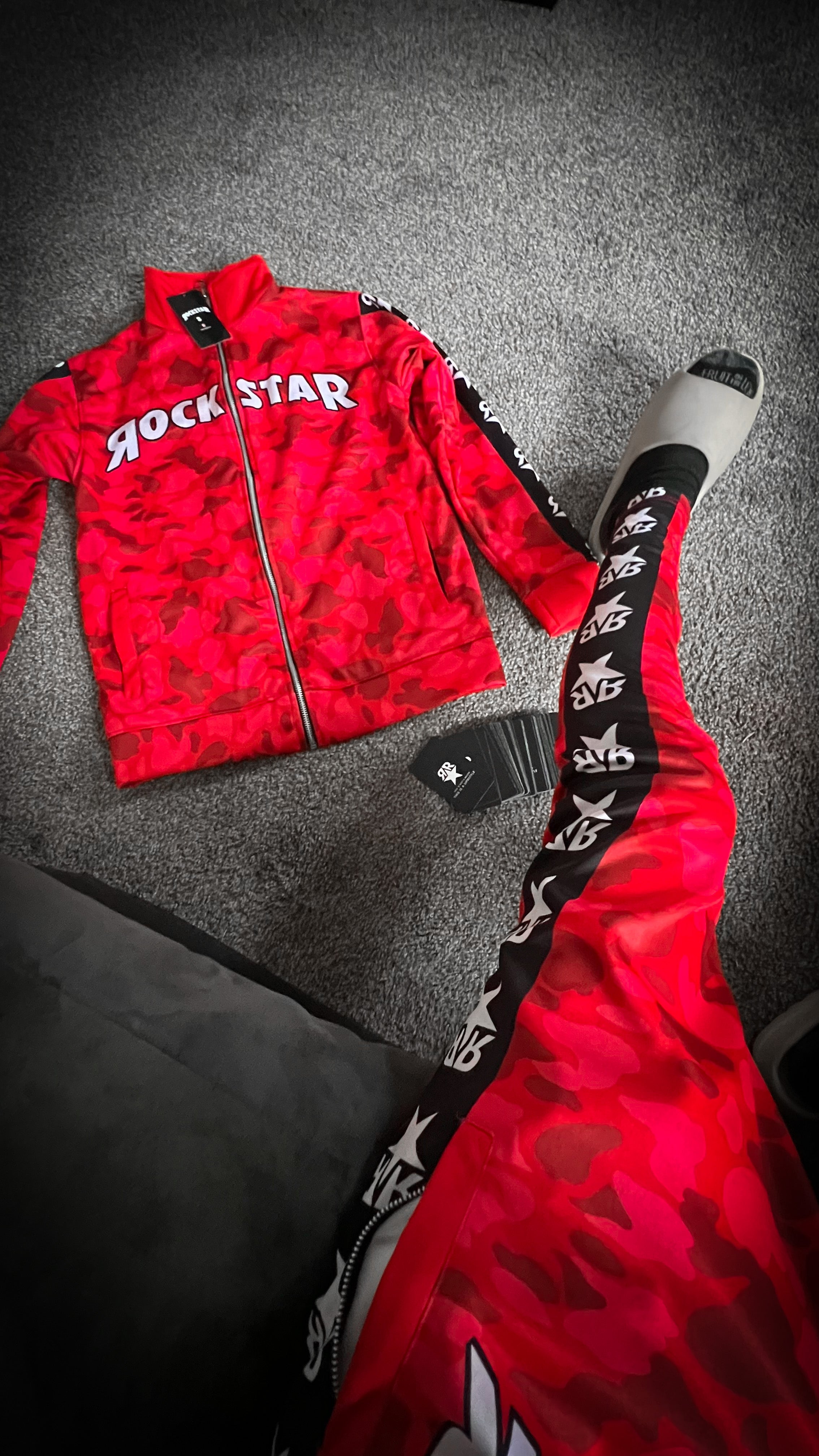 Red Camo Tracksuit