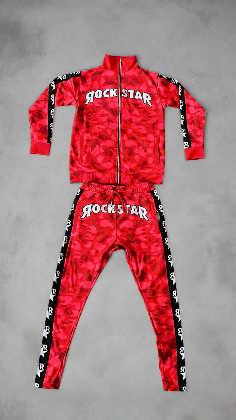 Red Camo Tracksuit