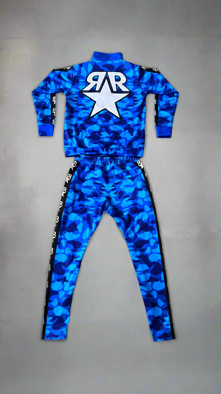 Blue Camo Tracksuit