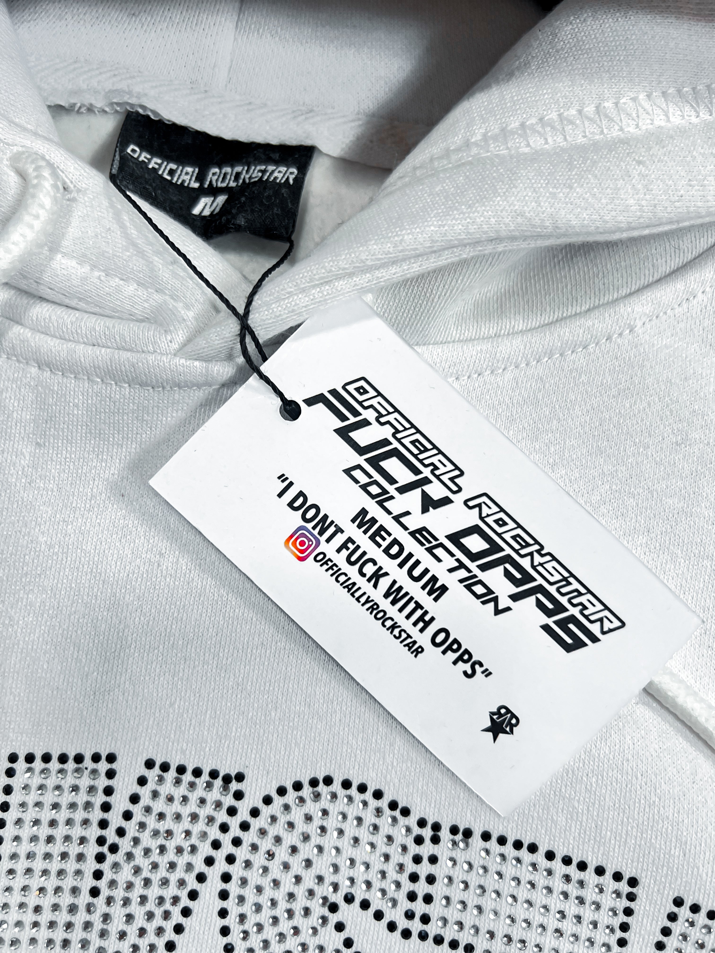 “IDFWO” Hoodie White