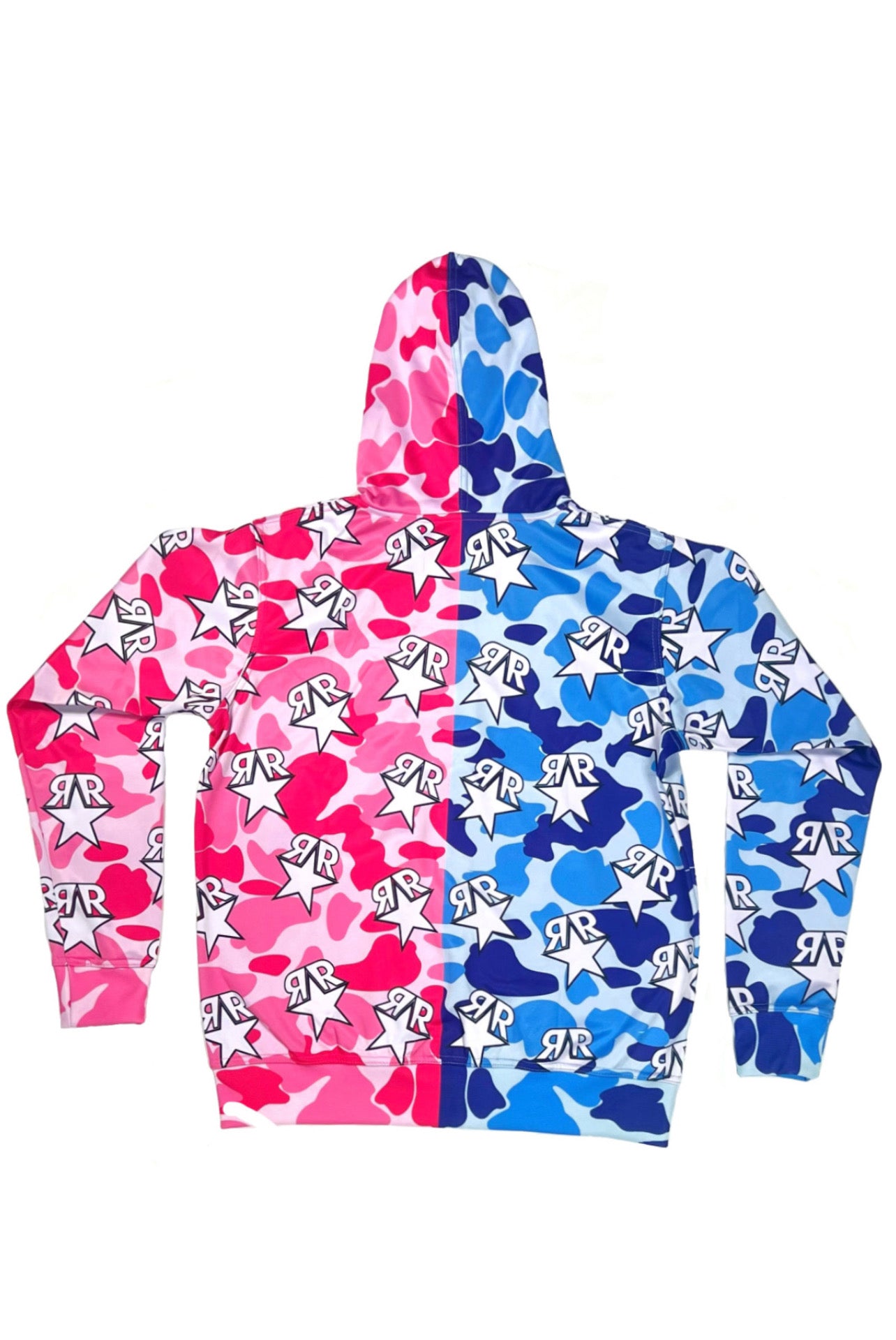 Blue/Pink Two-Tone Camo Fullzip