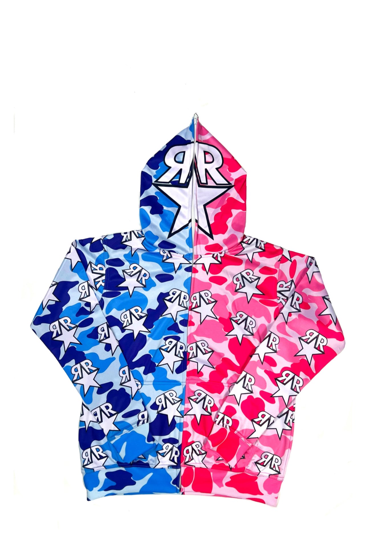 Blue/Pink Two-Tone Camo Fullzip