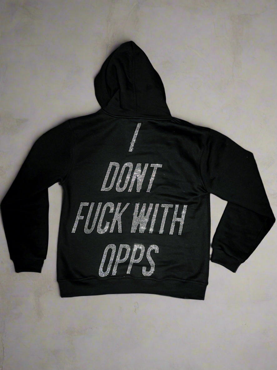 “IDFWO” Hoodie Black