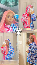 Blue/Pink Two-Tone Camo Fullzip