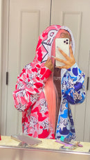 Blue/Pink Two-Tone Camo Fullzip