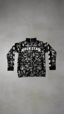 Mens Black Camo Tracksuit