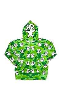 Green Camo Fullzip