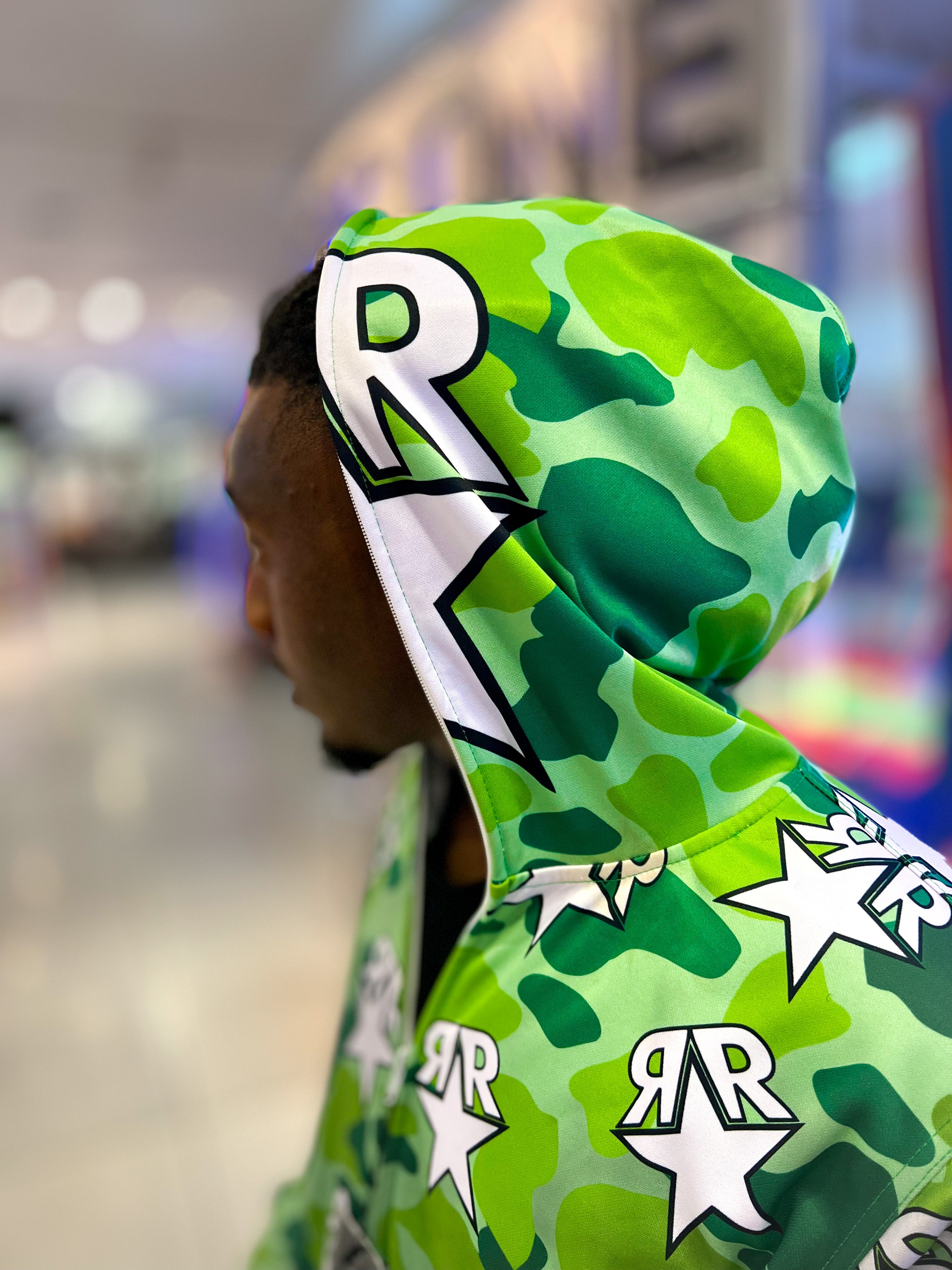 Green Camo Fullzip